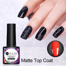 Load image into Gallery viewer, UR SUGAR Matte Top Coat Color UV Gel Nail Polish Red Pink Series Semi Permanent Soak Off UV Gel Varnish DIY Nail Art Gel Paint