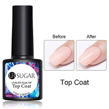 Load image into Gallery viewer, UR SUGAR Matte Top Coat Color UV Gel Nail Polish Red Pink Series Semi Permanent Soak Off UV Gel Varnish DIY Nail Art Gel Paint