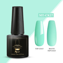 Load image into Gallery viewer, Mtssii Gel Nail Polish Pure Color Semi Permanent Base top Need UV LED lamp For Manicure Varnish Paint Hybrid Spring Nail gel