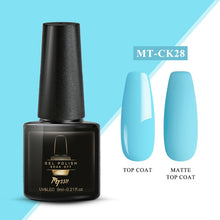 Load image into Gallery viewer, Mtssii Gel Nail Polish Pure Color Semi Permanent Base top Need UV LED lamp For Manicure Varnish Paint Hybrid Spring Nail gel
