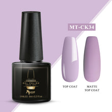 Load image into Gallery viewer, Mtssii Gel Nail Polish Pure Color Semi Permanent Base top Need UV LED lamp For Manicure Varnish Paint Hybrid Spring Nail gel