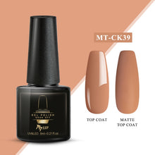 Load image into Gallery viewer, Mtssii Gel Nail Polish Pure Color Semi Permanent Base top Need UV LED lamp For Manicure Varnish Paint Hybrid Spring Nail gel