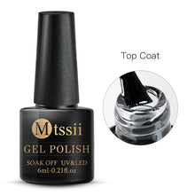 Load image into Gallery viewer, Mtssii Gel Nail Polish Pure Color Semi Permanent Base top Need UV LED lamp For Manicure Varnish Paint Hybrid Spring Nail gel
