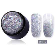 Load image into Gallery viewer, UR SUGAR 5ml Color Gel Polish Glitter Nail Art Soak Off UV LED Gel Varnish UV Color Paint Gel Nail Varnish Gel Manicure