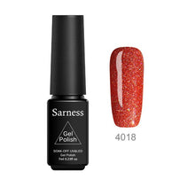 Load image into Gallery viewer, Sarness Diamond Glitter Nail Polish 19 Colors Gel Varnishes Neon Shining UV Nail Gel Polish Soak Off Sequins Hybrid Nail Paint