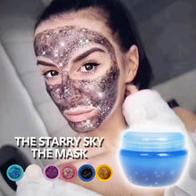 Load image into Gallery viewer, Facial Masks Glitter Star Mask Whitening Moisturizing Face Mask Deep Pore Cleansing Skin Care