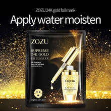 Load image into Gallery viewer, 24K golden mask Anti wrinkle facial mask for face care tighten skin, whitening face masks for face lifting firming 3pcs K1