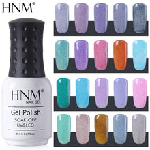 Load image into Gallery viewer, HNM 8ml Faux Fur Color Stamping Paint Nail Polish Vernis Semi Permanent Nail Hybrid Varnishes Gelpolish UV Gellak Nail Polish