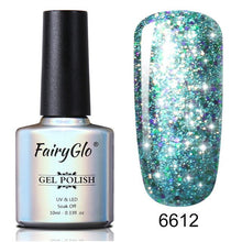 Load image into Gallery viewer, FairyGlo Glitter Gelpolish Stamping Paint Nail Polish 10ML Starry Giltter Vernis a Ongle Nail Art Nagellak Lucky Lacquer Gellak