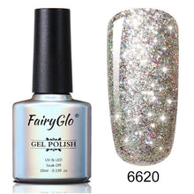 Load image into Gallery viewer, FairyGlo Glitter Gelpolish Stamping Paint Nail Polish 10ML Starry Giltter Vernis a Ongle Nail Art Nagellak Lucky Lacquer Gellak