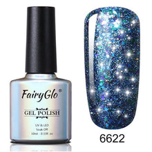 Load image into Gallery viewer, FairyGlo Glitter Gelpolish Stamping Paint Nail Polish 10ML Starry Giltter Vernis a Ongle Nail Art Nagellak Lucky Lacquer Gellak