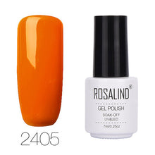 Load image into Gallery viewer, ROSALIND 7ML 68Color Series Gel Nail Polish Lacquer gel Paint Soak-Off Vernis Semi Permanant Uv Lot Nail Polish gel varnishes