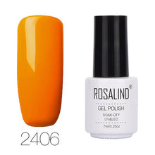 Load image into Gallery viewer, ROSALIND 7ML 68Color Series Gel Nail Polish Lacquer gel Paint Soak-Off Vernis Semi Permanant Uv Lot Nail Polish gel varnishes