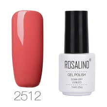 Load image into Gallery viewer, ROSALIND 7ML 68Color Series Gel Nail Polish Lacquer gel Paint Soak-Off Vernis Semi Permanant Uv Lot Nail Polish gel varnishes