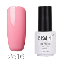 Load image into Gallery viewer, ROSALIND 7ML 68Color Series Gel Nail Polish Lacquer gel Paint Soak-Off Vernis Semi Permanant Uv Lot Nail Polish gel varnishes