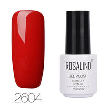 Load image into Gallery viewer, ROSALIND 7ML 68Color Series Gel Nail Polish Lacquer gel Paint Soak-Off Vernis Semi Permanant Uv Lot Nail Polish gel varnishes