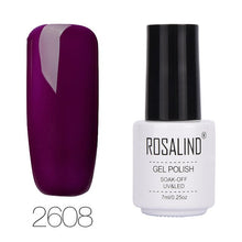 Load image into Gallery viewer, ROSALIND 7ML 68Color Series Gel Nail Polish Lacquer gel Paint Soak-Off Vernis Semi Permanant Uv Lot Nail Polish gel varnishes