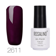 Load image into Gallery viewer, ROSALIND 7ML 68Color Series Gel Nail Polish Lacquer gel Paint Soak-Off Vernis Semi Permanant Uv Lot Nail Polish gel varnishes