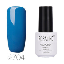 Load image into Gallery viewer, ROSALIND 7ML 68Color Series Gel Nail Polish Lacquer gel Paint Soak-Off Vernis Semi Permanant Uv Lot Nail Polish gel varnishes