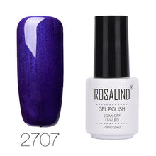 Load image into Gallery viewer, ROSALIND 7ML 68Color Series Gel Nail Polish Lacquer gel Paint Soak-Off Vernis Semi Permanant Uv Lot Nail Polish gel varnishes