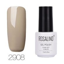 Load image into Gallery viewer, ROSALIND 7ML 68Color Series Gel Nail Polish Lacquer gel Paint Soak-Off Vernis Semi Permanant Uv Lot Nail Polish gel varnishes