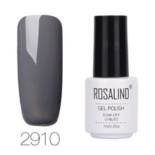 Load image into Gallery viewer, ROSALIND 7ML 68Color Series Gel Nail Polish Lacquer gel Paint Soak-Off Vernis Semi Permanant Uv Lot Nail Polish gel varnishes