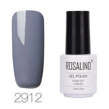 Load image into Gallery viewer, ROSALIND 7ML 68Color Series Gel Nail Polish Lacquer gel Paint Soak-Off Vernis Semi Permanant Uv Lot Nail Polish gel varnishes