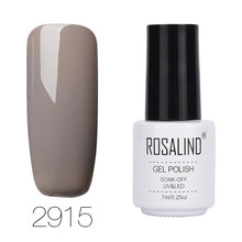 Load image into Gallery viewer, ROSALIND 7ML 68Color Series Gel Nail Polish Lacquer gel Paint Soak-Off Vernis Semi Permanant Uv Lot Nail Polish gel varnishes