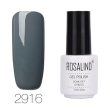 Load image into Gallery viewer, ROSALIND 7ML 68Color Series Gel Nail Polish Lacquer gel Paint Soak-Off Vernis Semi Permanant Uv Lot Nail Polish gel varnishes