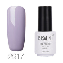 Load image into Gallery viewer, ROSALIND 7ML 68Color Series Gel Nail Polish Lacquer gel Paint Soak-Off Vernis Semi Permanant Uv Lot Nail Polish gel varnishes