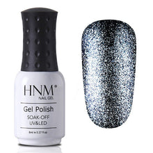 Load image into Gallery viewer, HNM 8ML Glitter Bling Nail Polish Soak Off Stamping Paint Nail Gelpolish Nail Art Vernis a Ongle Enamel Nagellak Lucky Lacquer
