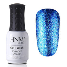 Load image into Gallery viewer, HNM 8ML Glitter Bling Nail Polish Soak Off Stamping Paint Nail Gelpolish Nail Art Vernis a Ongle Enamel Nagellak Lucky Lacquer