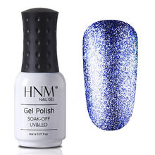 Load image into Gallery viewer, HNM 8ML Glitter Bling Nail Polish Soak Off Stamping Paint Nail Gelpolish Nail Art Vernis a Ongle Enamel Nagellak Lucky Lacquer