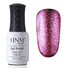 Load image into Gallery viewer, HNM 8ML Glitter Bling Nail Polish Soak Off Stamping Paint Nail Gelpolish Nail Art Vernis a Ongle Enamel Nagellak Lucky Lacquer