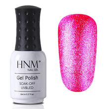 Load image into Gallery viewer, HNM 8ML Glitter Bling Nail Polish Soak Off Stamping Paint Nail Gelpolish Nail Art Vernis a Ongle Enamel Nagellak Lucky Lacquer