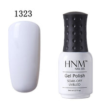Load image into Gallery viewer, HNM Nail Polish 8ML Pure Color LED UV Lamp Stamping Paint Nail Gelpolish Nail Art Vernis Ongle Nagellak Lucky Lacquer Nail Glue