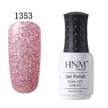 Load image into Gallery viewer, HNM Nail Polish 8ML Pure Color LED UV Lamp Stamping Paint Nail Gelpolish Nail Art Vernis Ongle Nagellak Lucky Lacquer Nail Glue