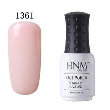 Load image into Gallery viewer, HNM Nail Polish 8ML Pure Color LED UV Lamp Stamping Paint Nail Gelpolish Nail Art Vernis Ongle Nagellak Lucky Lacquer Nail Glue
