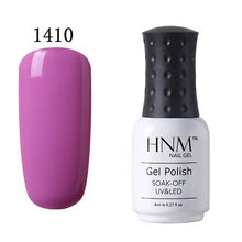 Load image into Gallery viewer, HNM Nail Polish 8ML Pure Color LED UV Lamp Stamping Paint Nail Gelpolish Nail Art Vernis Ongle Nagellak Lucky Lacquer Nail Glue