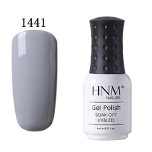 Load image into Gallery viewer, HNM Nail Polish 8ML Pure Color LED UV Lamp Stamping Paint Nail Gelpolish Nail Art Vernis Ongle Nagellak Lucky Lacquer Nail Glue