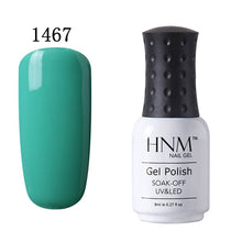 Load image into Gallery viewer, HNM Nail Polish 8ML Pure Color LED UV Lamp Stamping Paint Nail Gelpolish Nail Art Vernis Ongle Nagellak Lucky Lacquer Nail Glue