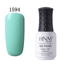 Load image into Gallery viewer, HNM Nail Polish 8ML Pure Color LED UV Lamp Stamping Paint Nail Gelpolish Nail Art Vernis Ongle Nagellak Lucky Lacquer Nail Glue