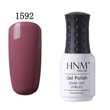 Load image into Gallery viewer, HNM Nail Polish 8ML Pure Color LED UV Lamp Stamping Paint Nail Gelpolish Nail Art Vernis Ongle Nagellak Lucky Lacquer Nail Glue