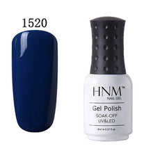 Load image into Gallery viewer, HNM Nail Polish 8ML Pure Color LED UV Lamp Stamping Paint Nail Gelpolish Nail Art Vernis Ongle Nagellak Lucky Lacquer Nail Glue