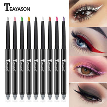 Load image into Gallery viewer, Double-end Colorful Matte Eyeliner Eye Pencil Makeup Crayon Yeux Oogpotlood Delineador Maquiagem White Black Eye Liner Eyeshadow