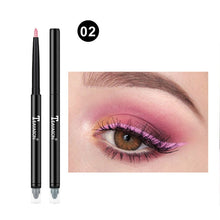 Load image into Gallery viewer, Double-end Colorful Matte Eyeliner Eye Pencil Makeup Crayon Yeux Oogpotlood Delineador Maquiagem White Black Eye Liner Eyeshadow