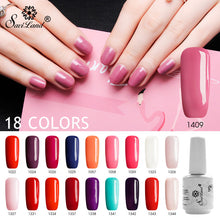 Load image into Gallery viewer, Saviland 15ml Hybrid Paints Uv Gel Nail Polish Glitter 58 Colors Gifts Nail Gel Varnish Halloween Effect Nail Art Gel Vernis