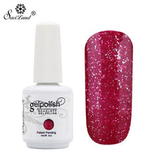 Load image into Gallery viewer, Saviland 15ml Hybrid Paints Uv Gel Nail Polish Glitter 58 Colors Gifts Nail Gel Varnish Halloween Effect Nail Art Gel Vernis