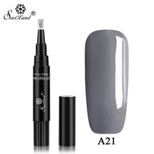 Load image into Gallery viewer, Saviland Newest 58 Colors Gel Nail Varnish Pen Glitter Nail Gel Polish Hybrid Dawdler UV Nail Art Gel Lacquer Gel Paint