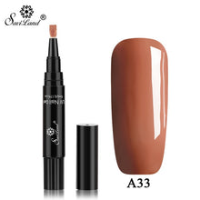 Load image into Gallery viewer, Saviland Newest 58 Colors Gel Nail Varnish Pen Glitter Nail Gel Polish Hybrid Dawdler UV Nail Art Gel Lacquer Gel Paint